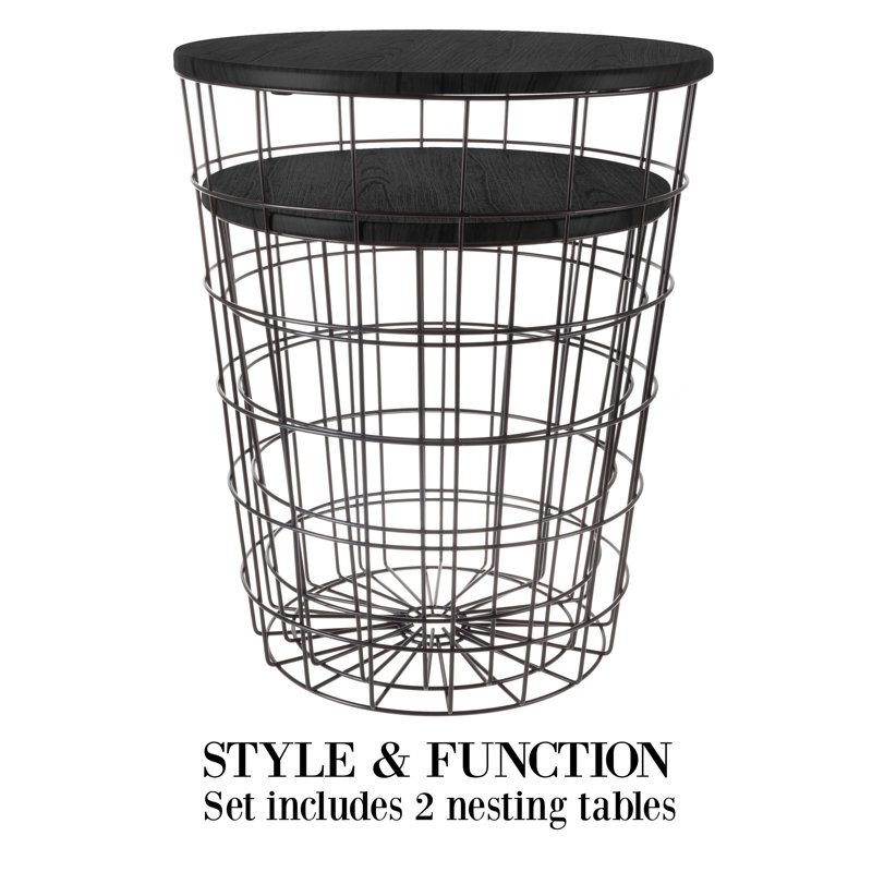 Mcgowen 2 piece end table set discount